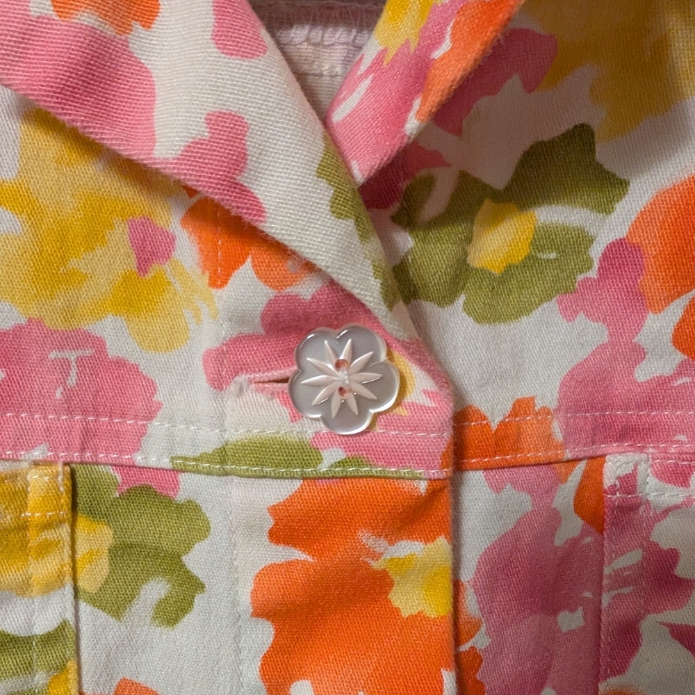 Draper's & Damon's Springy Floral Cotton Jacket - Picture 2 of 9